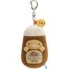 San-X Sumikko Gurashi "Sumikko Market" Hanging Plush Toy Tonkatsu (Sauce) MO66601 Size: H9 X W6 X D5cm