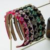 Women Hairband Baroque Vintage Crystal Bowknot Hair Hoop Light Luxury Headwear