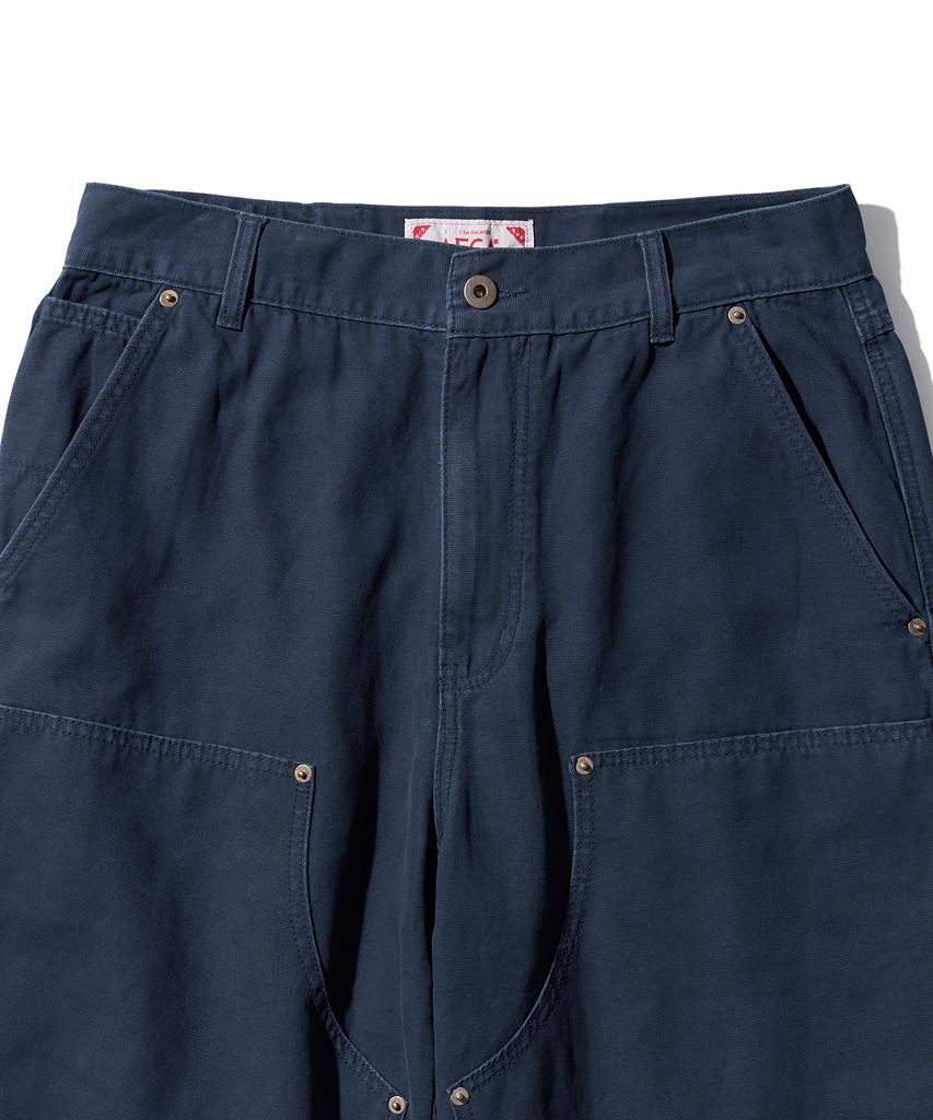 AECA Vintage Double Knee Pigment Pants-Navy