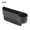 Car Organizer Seat Gap Slit Box With Charging Hole Leather Car Seat Gap Storage Box
