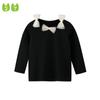 Autumn and Winter Girls T-shirt Bottoming Shirt Children's Lycra Cotton Long-Sleeved Top