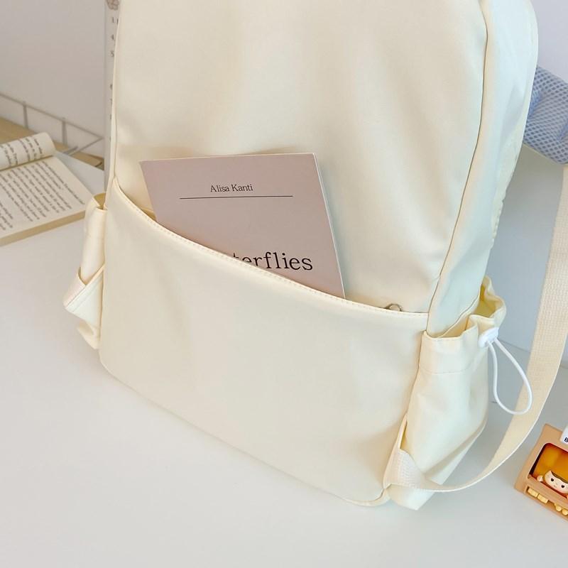 Школьный рюкзак для учащихся младших классов средней школы с буквенным принтом, легкий женский рюкзак