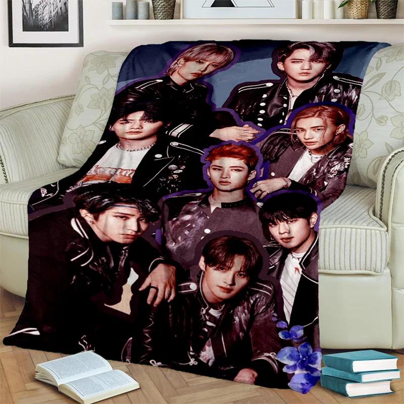 3D Kpop Stray Kids Корейское одеяло с певицей, мягкое одеяло для дома, спальни, кровати, дивана, пикника, путешествия, офиса, чехол для отдыха, детское одеяло
