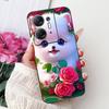 For Infinix Hot 30 5G Elegant Butterfly Cat Printed Phone Case For Infinix Hot30 5G X6832 Black Silicone Soft TPU Cases Bumpers