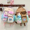 Рюкзак для студента колледжа милый школьный рюкзак женский для ученика начальной школы кампус рюкзак высокой ценности ученик средней школы шоппинг