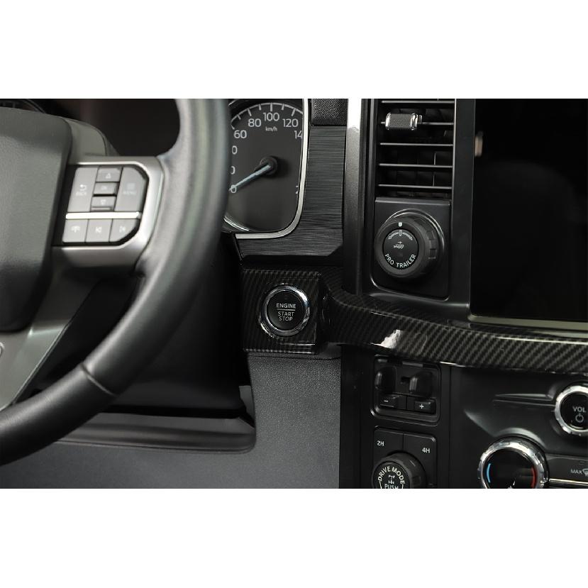 Наклейки на центральную консоль приборной панели автомобиля для Ford F150 2022 2023 молдинги для внутреннего укладки