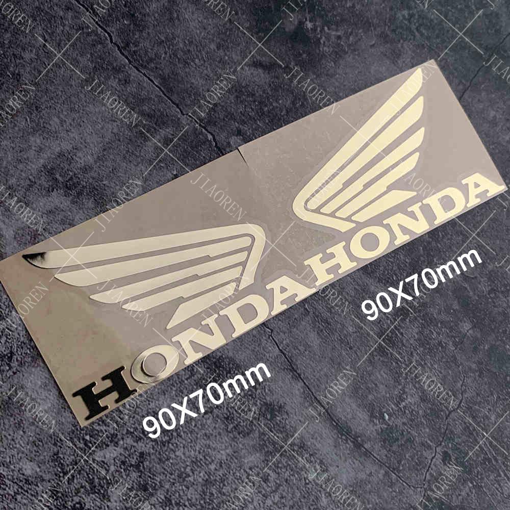 AAADK1 3D Car Motorcycle Honda Stickers Decals Tank Helmet Cbr Cb Pcx Wing Logo Red White Black