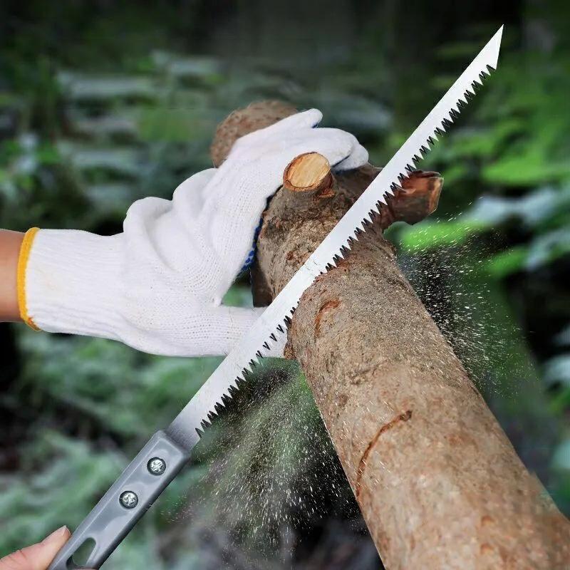 Sk5 Стальная ручная пила Садовая пила Инструменты Ручная пила Садовая пила Инструменты Быстрая резка Портативный DIY Острые инструменты для резки дерева