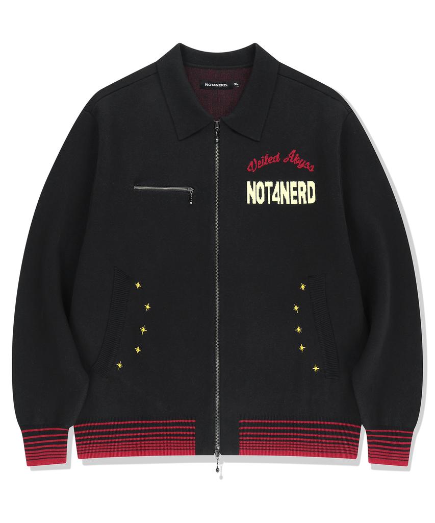 Not4Nerd Свитер-дождевик Glory Knit Drizzler Jacket - Черный