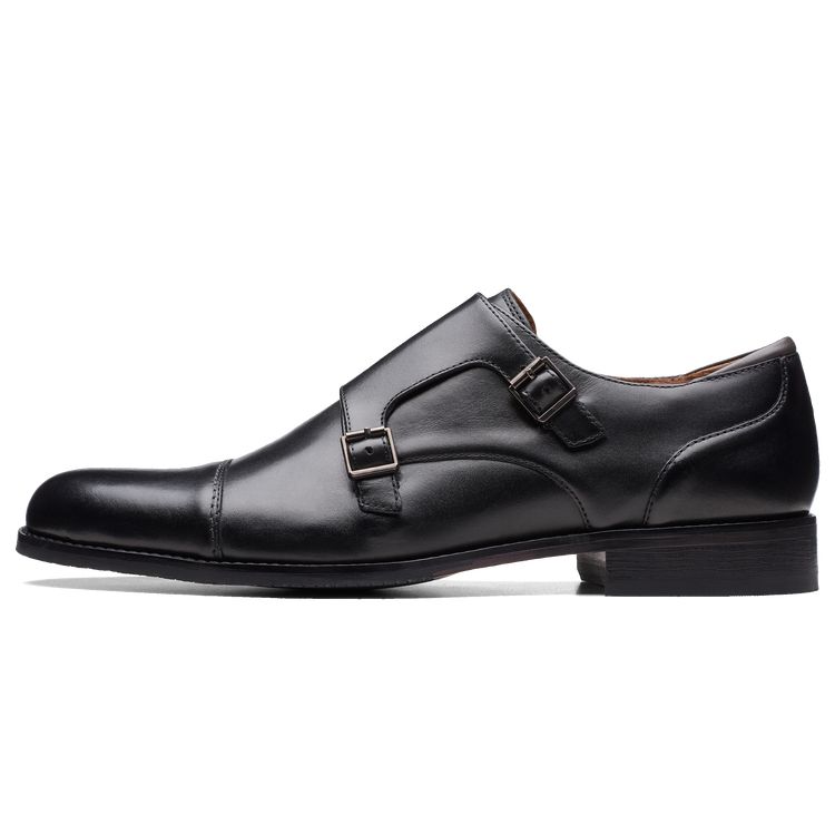 Clarks Верхний слой Коровья кожа Бизнес Повседневные удобные дышащие туфли Мужские повседневные туфли Черный 261724517