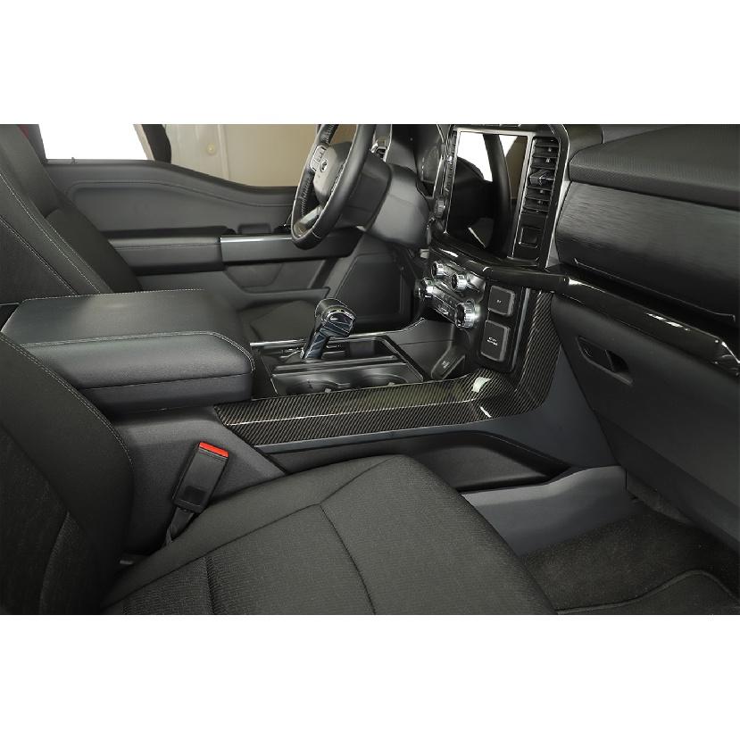 Car Central Control Gear Shift Side Decoration Panel Cover Stickers for Ford F150  2022 2023 Interior Mouldings