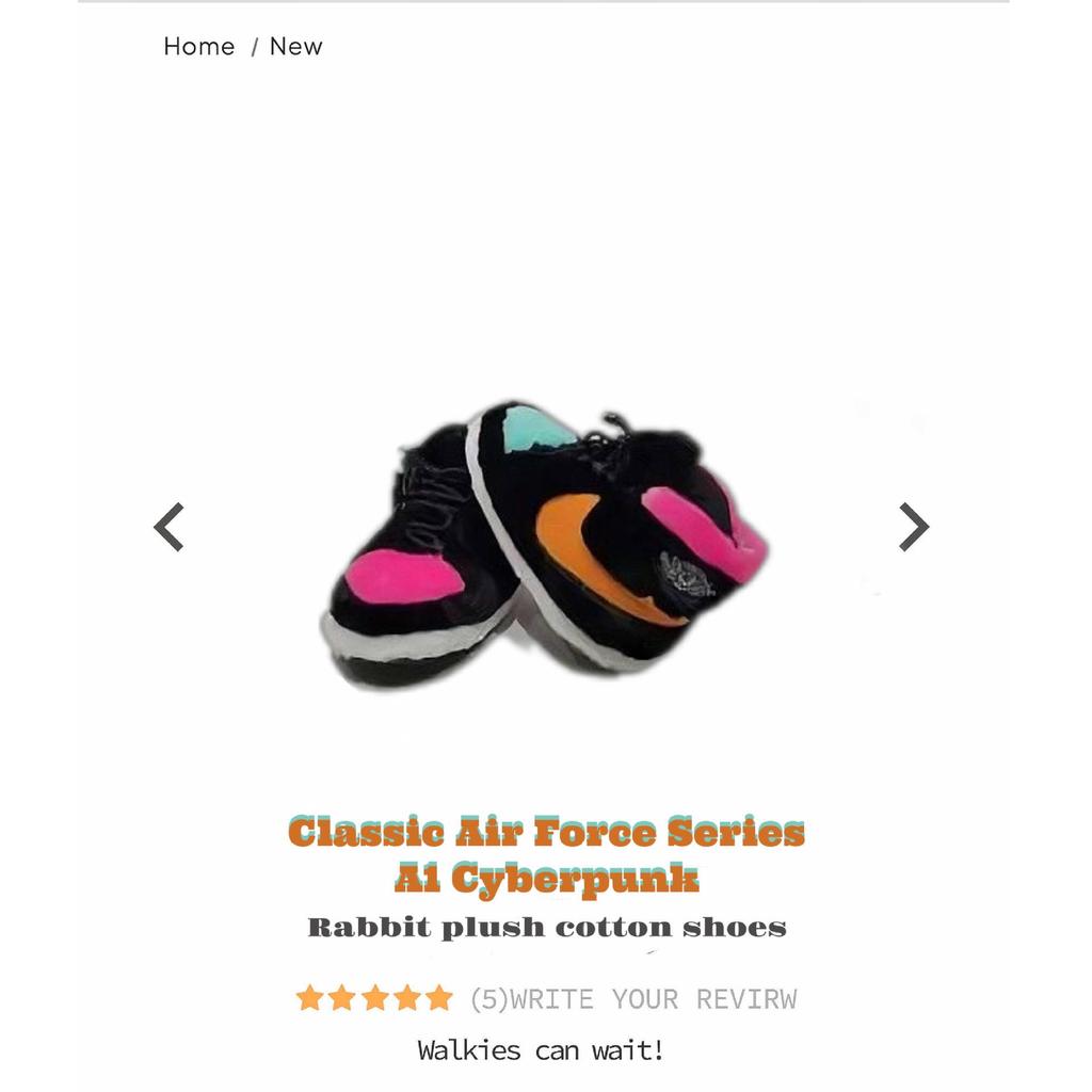 «Кокосовые тапочки AJ1, вдохновленные Douyin»: «Ретро хлопковая домашняя обувь для пар»