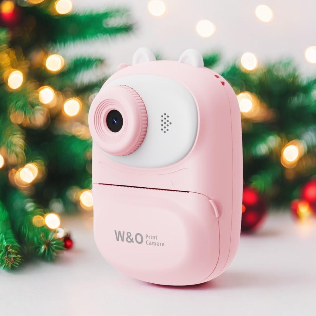 Новая детская камера с принтом, для фото на улице, портативная, с термобумагой, мгновенная печать, цифровая мини-камера HD-видео
