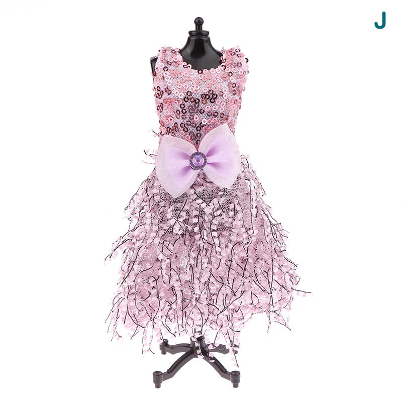 Кукольная одежда для кукол 30 см, вечернее платье, юбка со шлейфом, свадебное платье, платье принцессы, аксессуары для декора кукольного домика