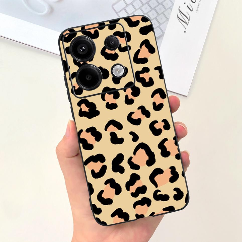 Для Xiaomi Poco X6 Pro 5G Чехол Poco M6 Pro 4G Обложка Цветок Бабочка Гелевый Бампер Coque Мягкий Силикон Fundas Для PocoX6 PocoM6