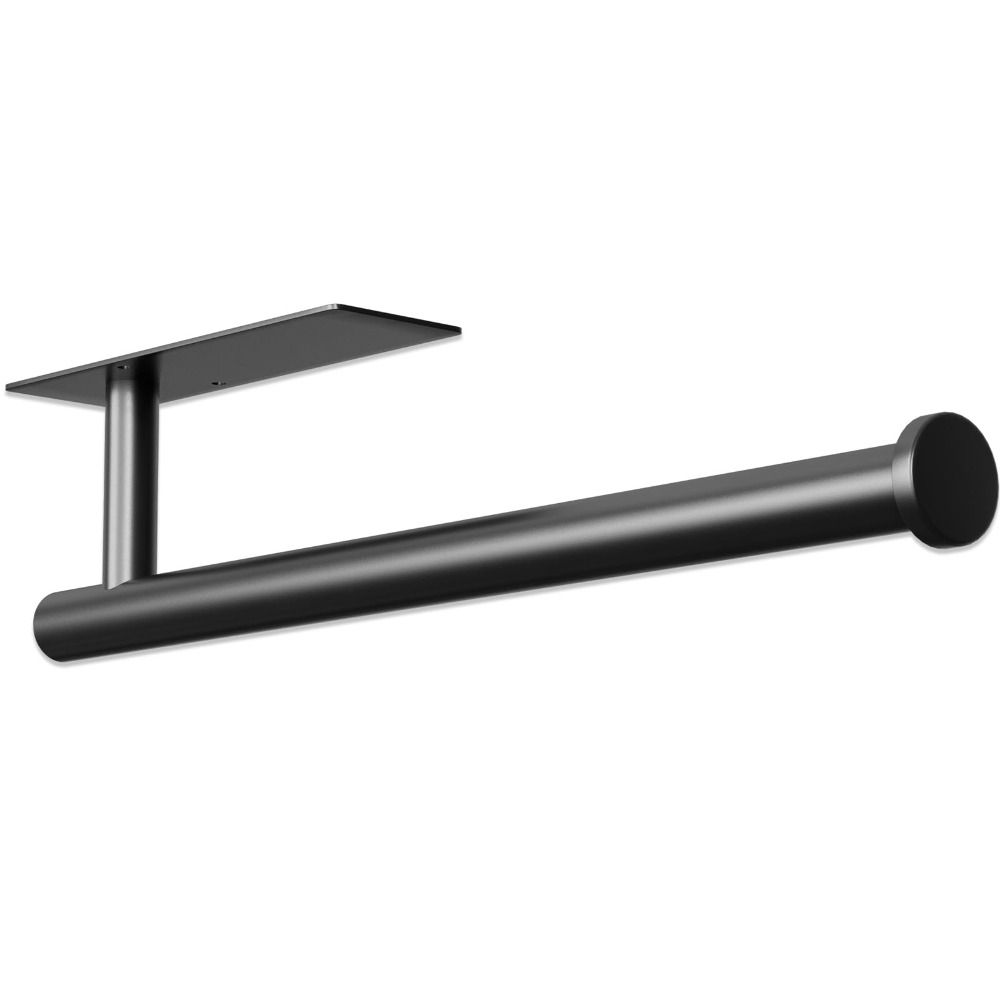 1pc Wall Mount Paper Towel Holder Stainless Steel Toilet Paper Stand for Kitchen Bathroom