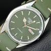 ВИНТАЖНЫЕ АВТОМАТИЧЕСКИЕ SEIKO 5 6309A ОТРЕСТАВРИРОВАННЫЕ ЯПОНСКИЕ МУЖСКИЕ ЗЕЛЕНЫЕ ЧАСЫ a701733-5