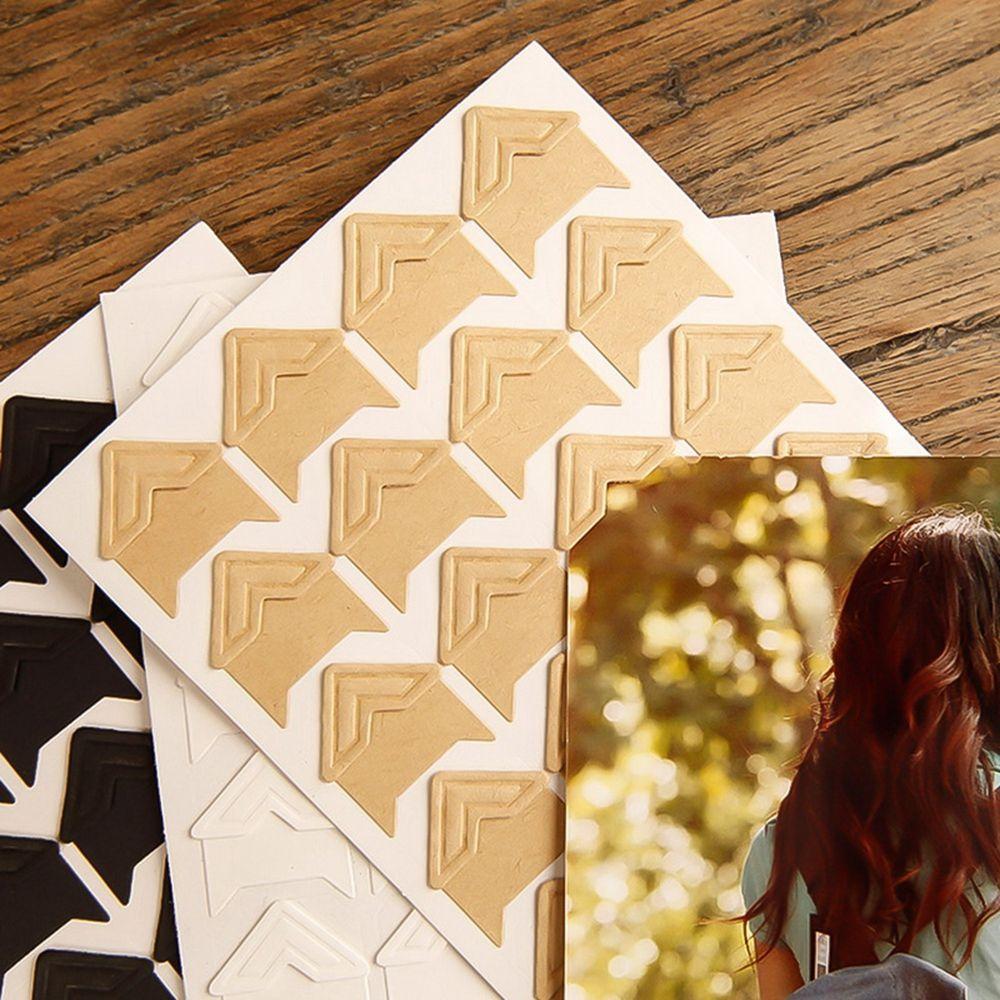 Kraft Paper Scrapbooking Scrapbook Sticker Corner Sticker Photo Albums Picture Frame Decoration