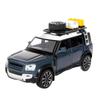 1/32 Land Rover Defender with Tools Alloy Diecasts & Toy Vehicles Toy Car Model Sound and Light Collection Kids Toy Gift
