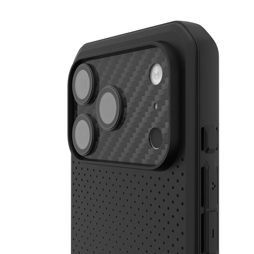 URBAN ARMOR GEAR (UAG) Camera Lens Protector Shield for iPhone 18 Pro, Carbon Fiber with Aluminosilicate Glass, Anti-Scratch & Dustproof