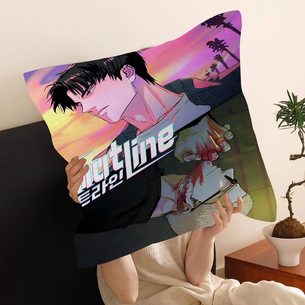 Shutline Cool Jake And ShinU Pillow Covers Cartoon Sofa Decorative Home Doublesided Printing Short Plush Cute Cushion Cover