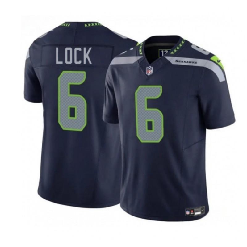 Mens Seattle Seahawks NFL Football Jersey Hoodie - Kupp 14 Darnold 2 Howell 10 Loose Fit Embroidered 2025