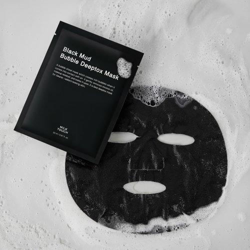 Milk Touch Black Mud Bubble Detox Mask (5 Sheets/1 BOX)