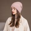 Europe Beautiful Women Wool Pullover Hat Women Autumn and Winter New Fashion Warm Ear Protection Knitted Hat