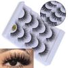 Расклешенные Натуральные Длинные Многостилевые Наращивание Ресниц Накладные Ресницы 3D Искусственный Норочий Мех Перекрестные
