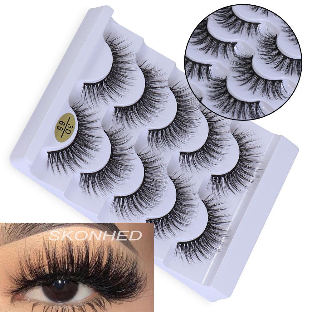 Fluffy Multilayers Multi-styles 3D Faux Mink Hair Criss-cross False Eyelashes Eye Lash Extension