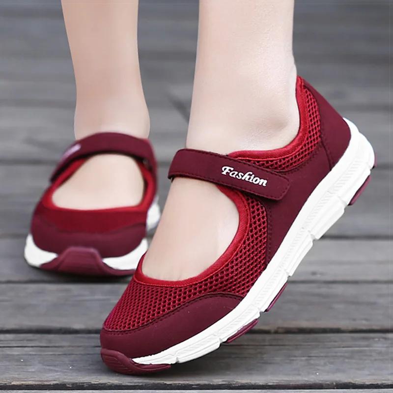 Мода Мода Дышащая Вулканизированная Обувь Белая Zapatillas Mujer Супер Легкая Женская Повседневная Обувь Кроссовки Женские Женские Балетки