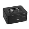 Fireproof Box Large Capacity Portable Document Box Metal Safe Storage Box with 2 Keys for Home Car