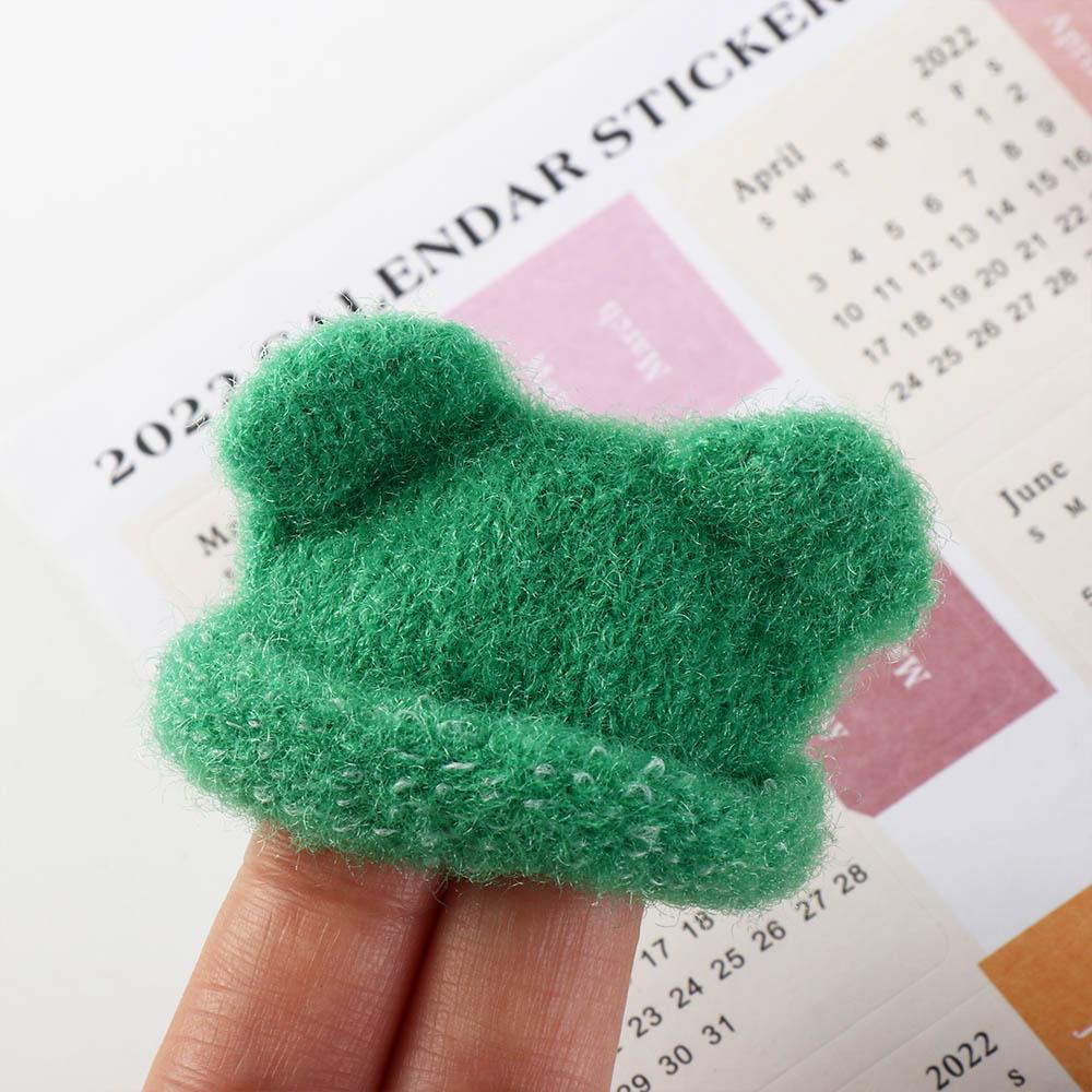 Accessories Knitted Mini Knitted Hats Mini Colorful DIY Decorative Cap Handmade Materials Cute Knitted Finger Cap Children Gift