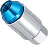RAYS 74020001107BL Duralumin Lock & Nut Set for L32 5H M12X1.25 Blue Anodized