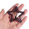 Metal Star Side Clip Y2k Hollow Hair Clip Personality Rhinestone Star BB Clip\  Children