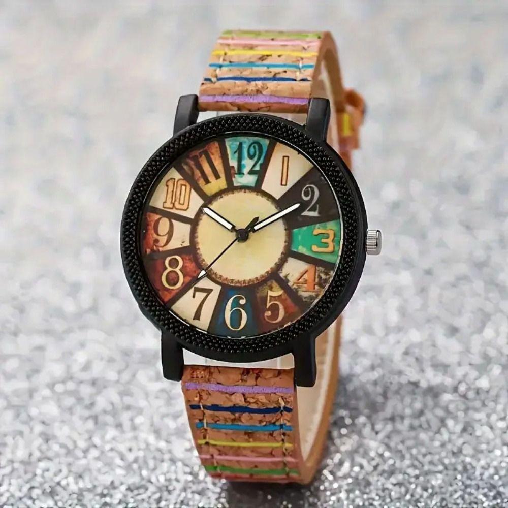 Rainbow Color Wrist Watches Boho Style Bohemian Watch Creative Gift Quartz Watch Women Girls