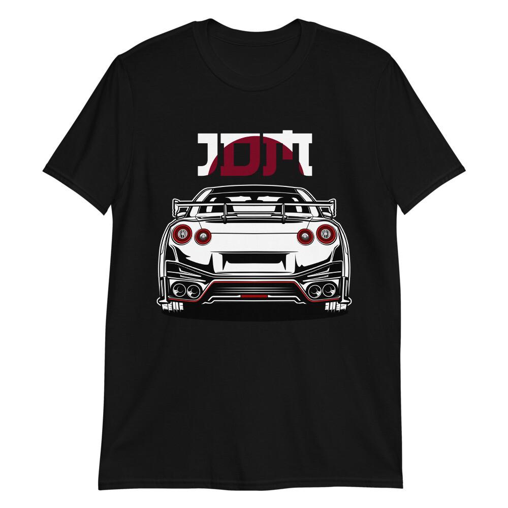 R35 Skyline GTR Задние фонари JDM Короткий рукав Унисекс Футболка