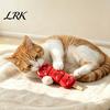 Забавная мультяшная еда Кошка Игрушка Плюшевая Игрушка для Жевания, Дизайн Палочки из Засахаренной Боярышника, Мягкие Игрушки для Прорезывания Зубов Котенка для Котят, Набитые для Домашних Кошек Кусание, Скука