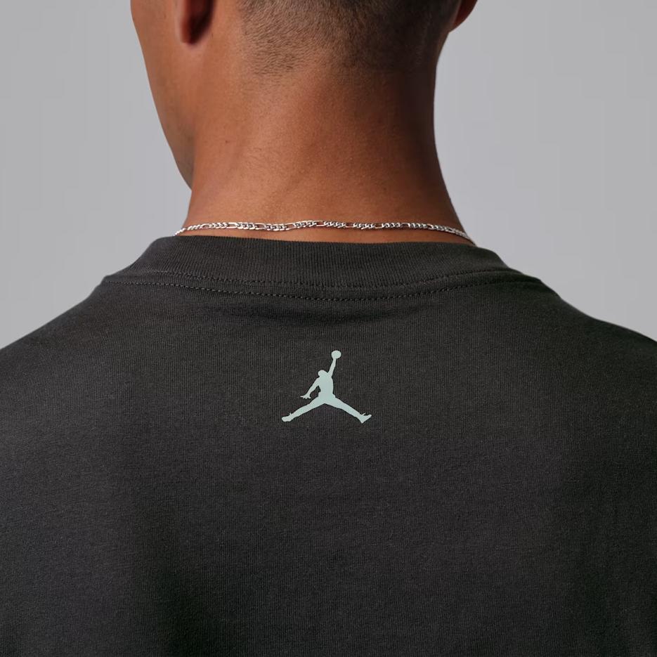 Jordan Pattern Print Crew Neck Drop Shoulder Short Sleeve T-Shirt Men Tops IQ0547-045