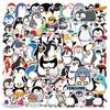100 Cartoon Penguin Graffiti Stickers Personalized Decorative Motorcycle Suitcase Waterproof Stickers