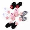 0-1 Year Old Female Treasure Autumn Flower Baby Shoes Princess Shoes Baby Shoes Soft Soled Wool Baby Shoes