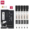 Deli S536 Refillable Whiteboard Marker Pen Set, 10-Pack
