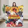 Теплый Плед Пикник Игра Cookie Run Kingdom Плед Фланелевое Покрывало Для Дивана Кресла Принт Чехол Для Дивана-Кровати