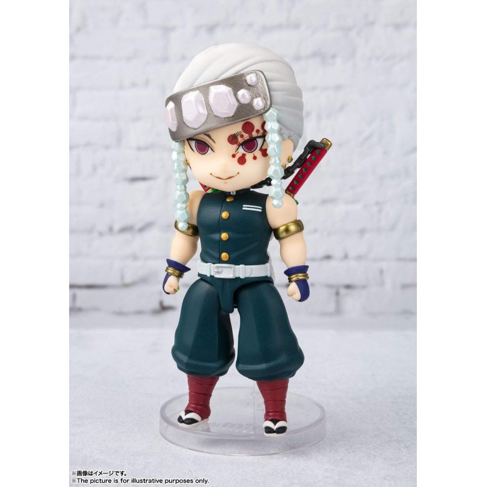 Фигурки мини-Убийца демонов: Kimetsu no Yaiba Usu Tengen примерно 100 мм окрашенная подвижная фигурка из ПВХ и АБС BAS60829