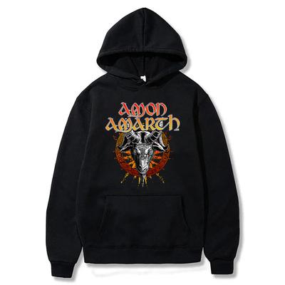 Толстовка с капюшоном Amon Amarth Heidrun Over Latin America 2024 года, новая свободная одежда для женщин и мужчин, повседневные свитера для активного отдыха