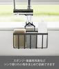 Yamazaki Faucet Storage Holder Black Tower Sink Small Item Storage Sponge Holder 5640 Approx. W20.3XD18.5XH14cm