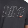Nike Alphabet Print Logo Crew Neck T-Shirt Men Tops Black DM6255-010