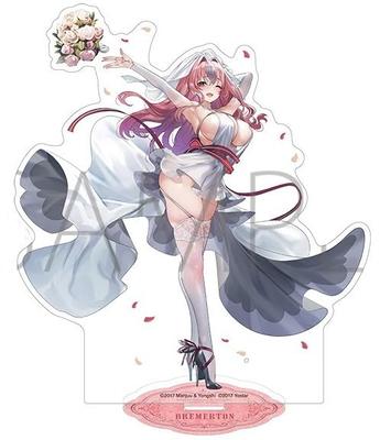 Акриловая подставка Azur Lane - Бремертон - Июньская невеста - Официальный товар