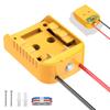 Battery Adapter with Switch Compatible with Dewalt 20V Battery, Over-Discharge Protection Converter Kit for DIY Rc Car Toys Robotics and Rc Truck,