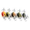 LIXADA 5pcs Fishing Lures Set Hard Body Lures with Treble Hook Life-Like Swimbait Fishing Bait 3D